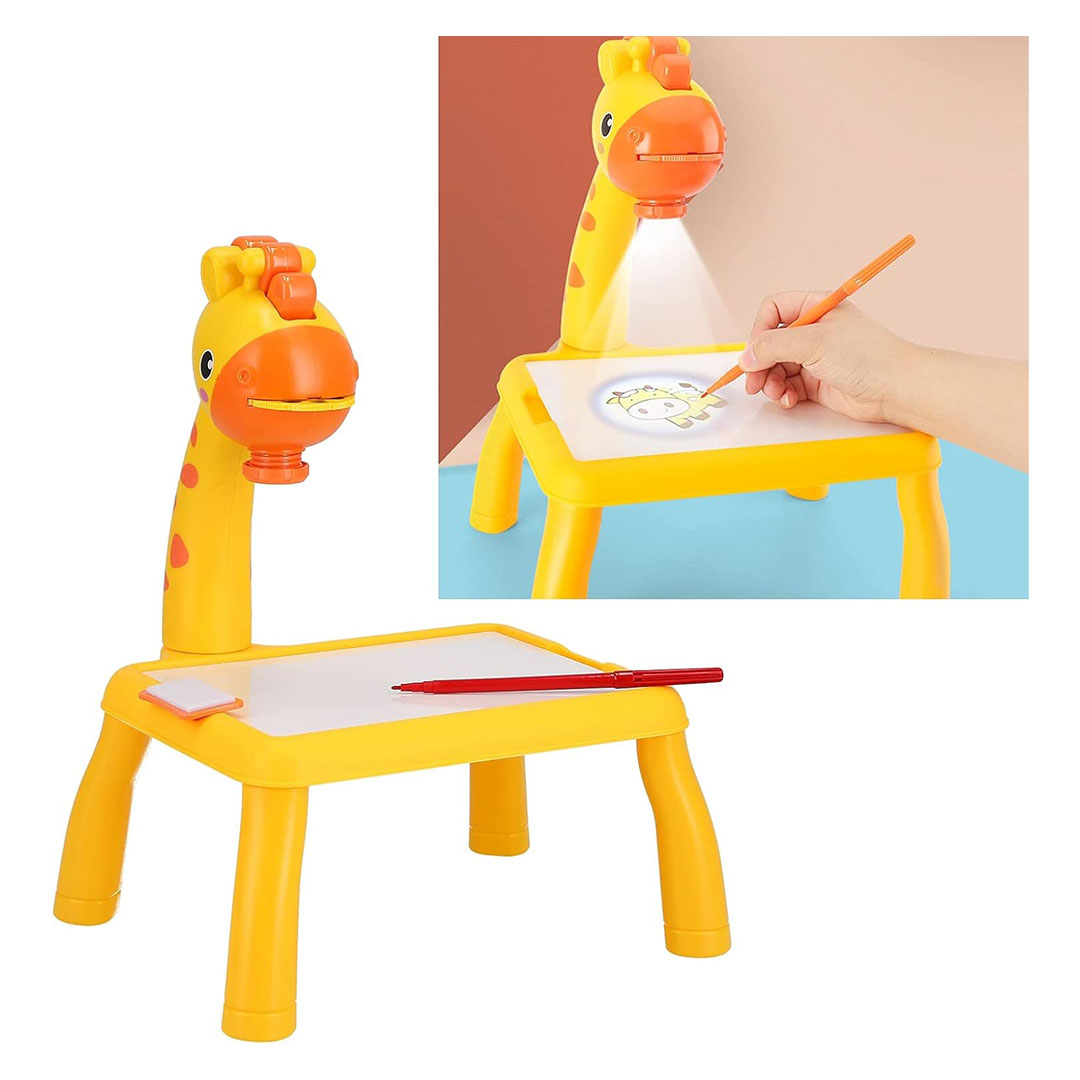 بروجكتور الرسم الزرافة - أصفر