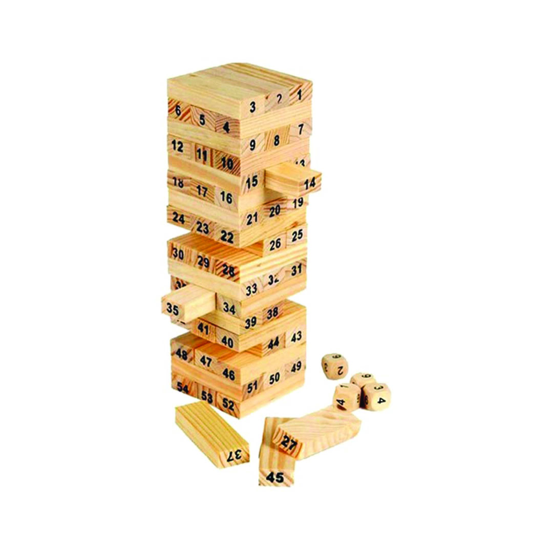 مجموعة ألعاب خشبية قابلة للطي للأطفال - 48 قطعة