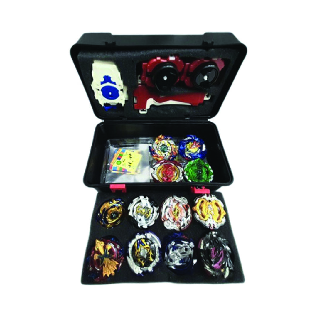 صندوق ألعاب البلابل الدوارة - 12 قطعة - متعددة الألوان