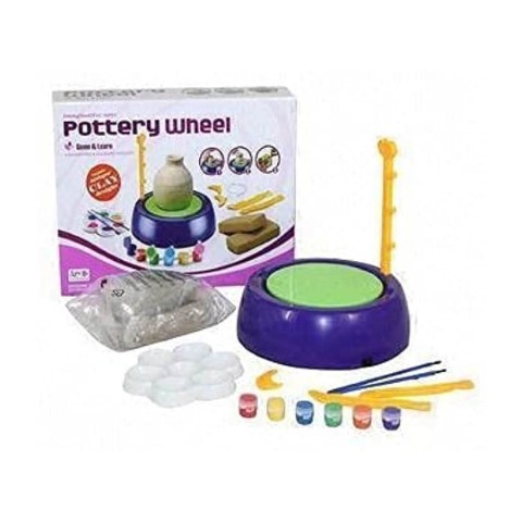 لعبة عجلة الفخار للأطفال