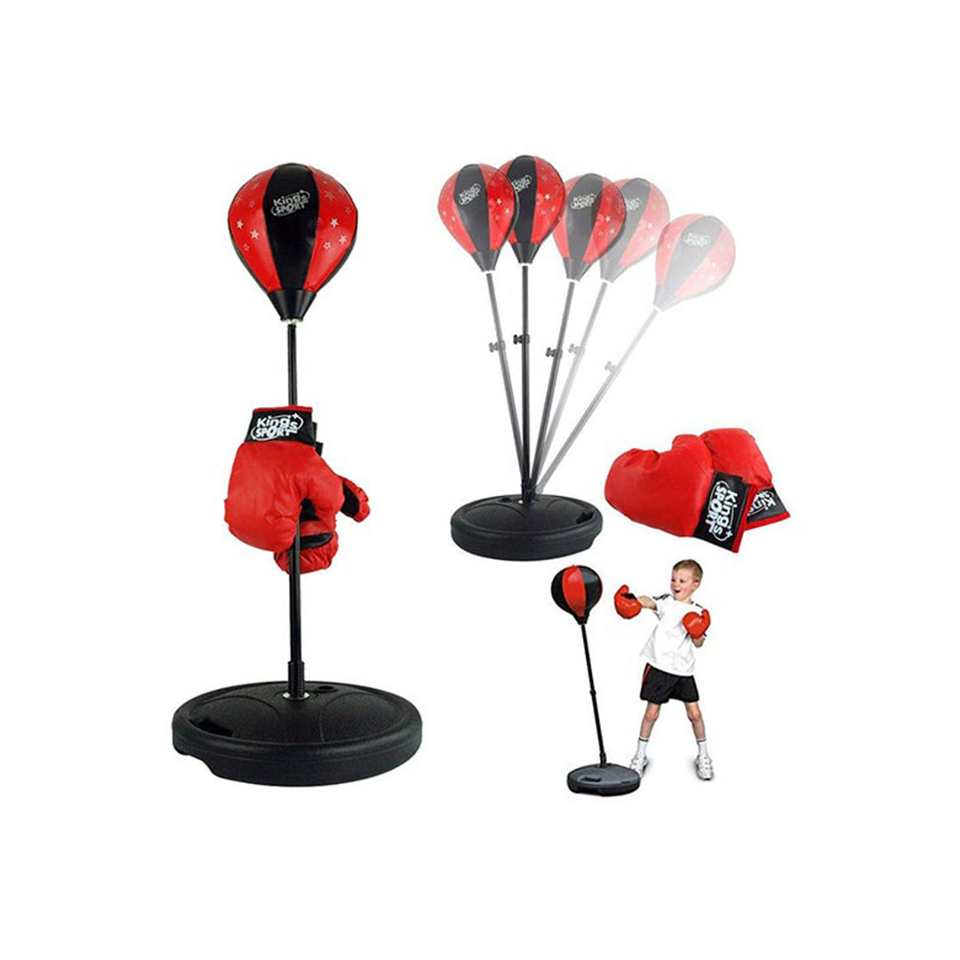 كرة ملاكمة للأطفال مع قفازات الملاكمة - 37 سم
