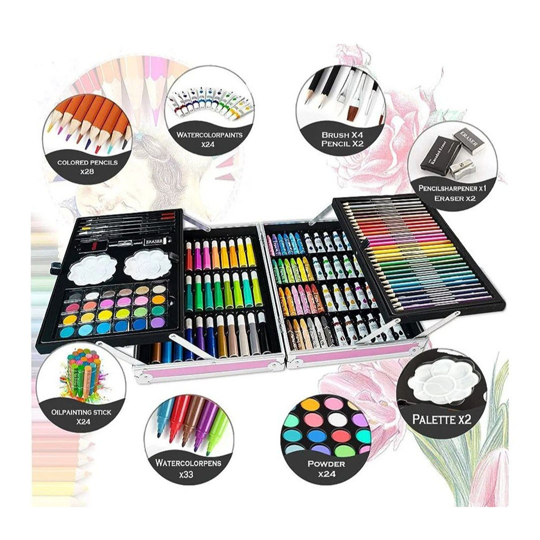 شنطة ألوان يوني كورن دورين - 145 قطعة