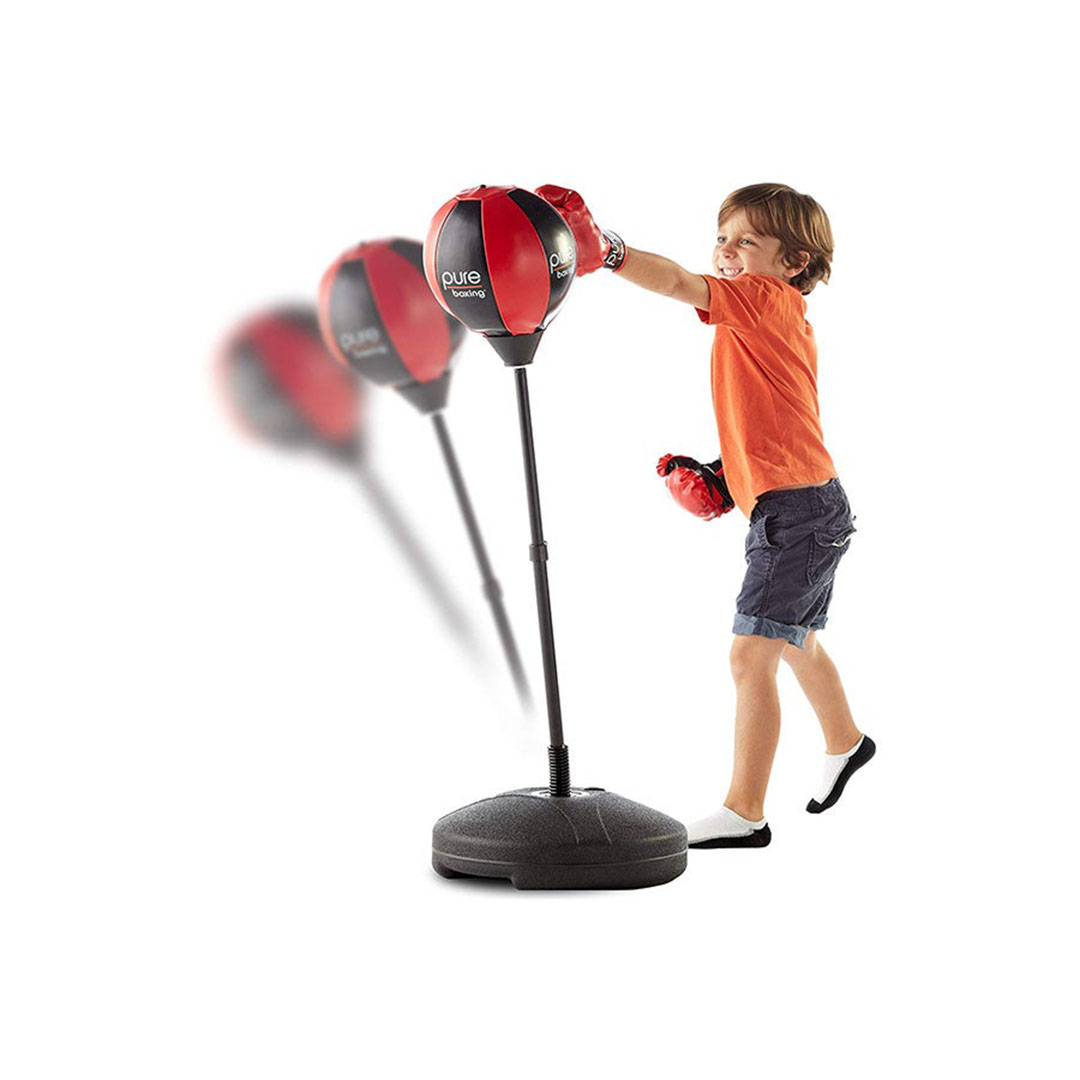 كرة ملاكمة للأطفال مع قفازات الملاكمة