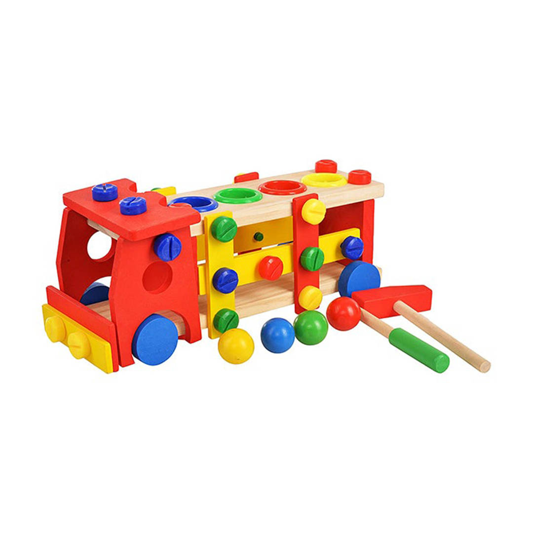 لعبة مكعبات بناء تعليمية 2 في 1