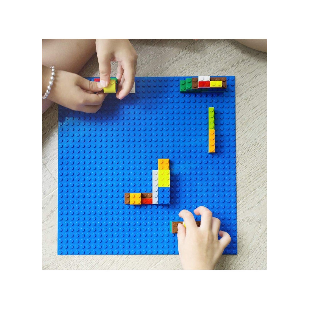 لوحات قاعدة كتلة البناء - 60*60 سم - أزرق