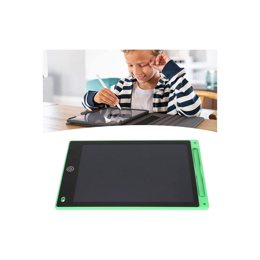 تابلت كتابة LCD مع قلم للأطفال - 8.5 إنش - أخضر