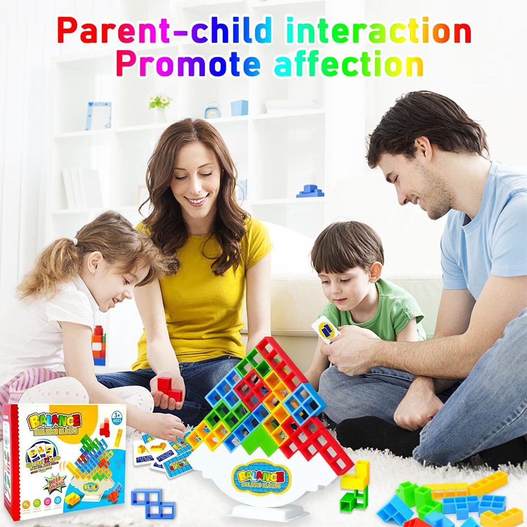 لعبة برج تيترا - 32 قطعة - متعددة الألوان