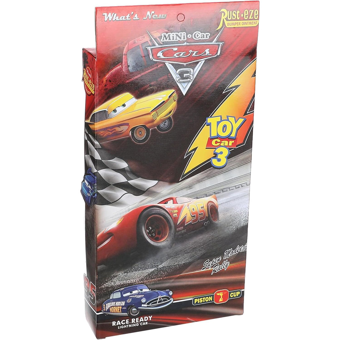 عربيات سباق بلاستيك صغيرة - 12 عربية