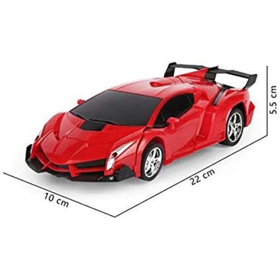 سيارة لامبورجيني روبوت متحولة 2*1 - أحمر
