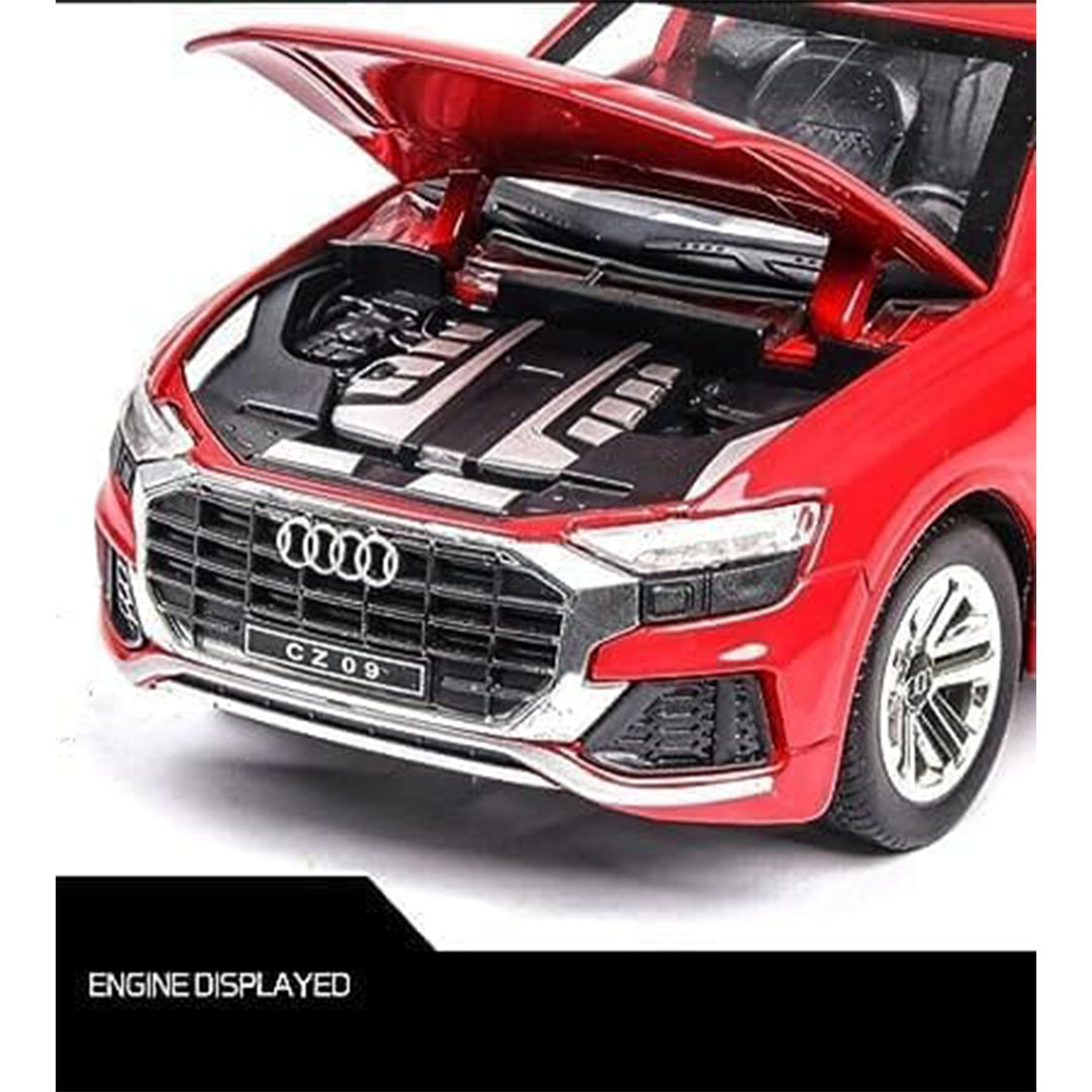 عربية أودي Q8 لعبة نموذجية 1:32 - أحمر