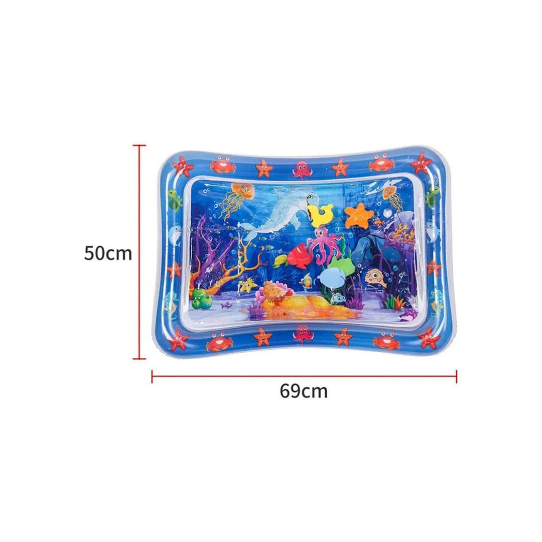 مرتبة مياة بلاستيك للبيبي - أزرق