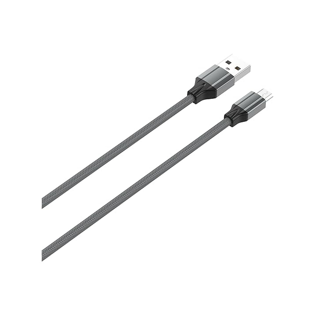 LS442 كابل شاحن سريع Micro/USB - رمادي