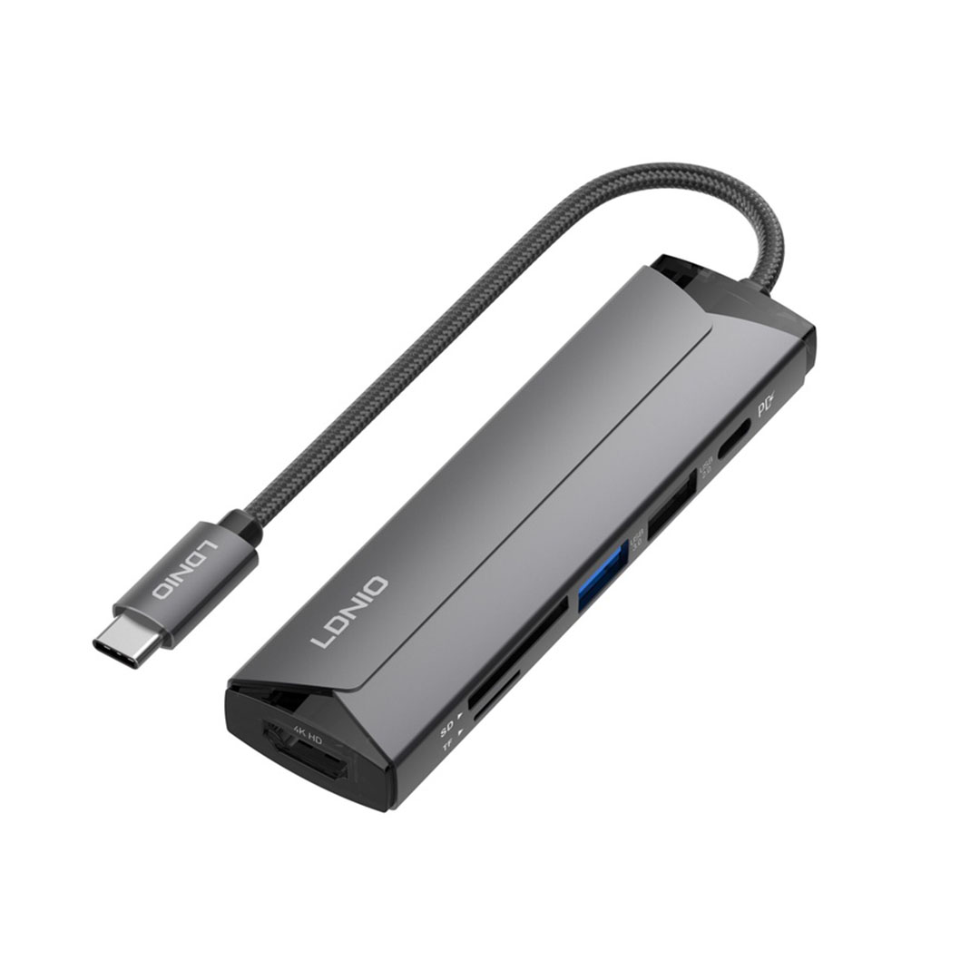 DS-56H محطة توصيل متعددة USB-C PD100W Hub