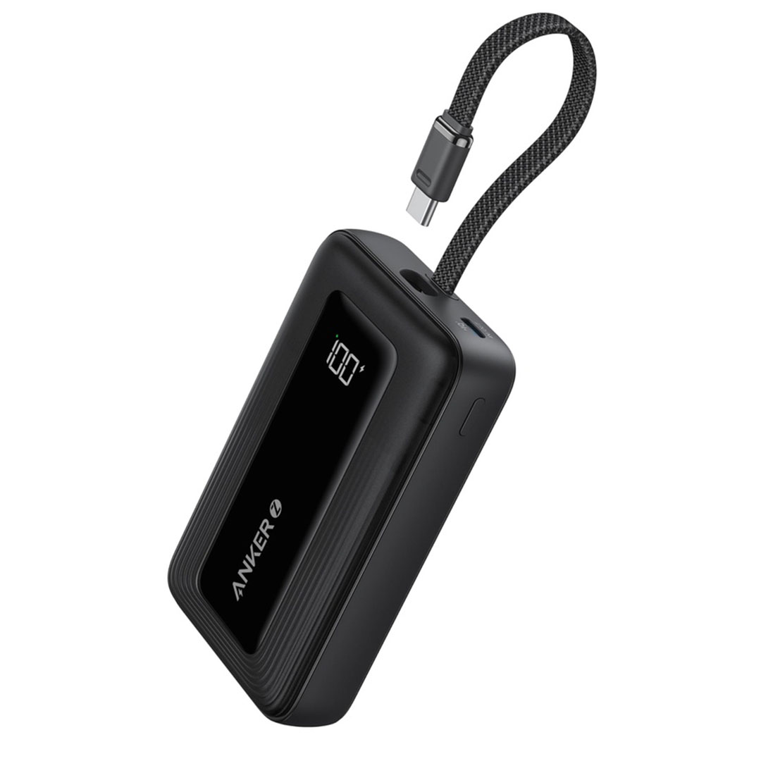 باور بانك أنكر زولو - 10000 مللي أمبير - USB-C - أسود - A1688