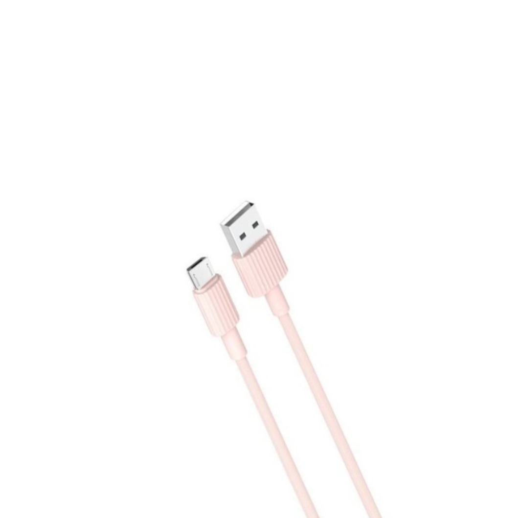 NB156 كابل شاحن سريع Type-c/USB - بينك