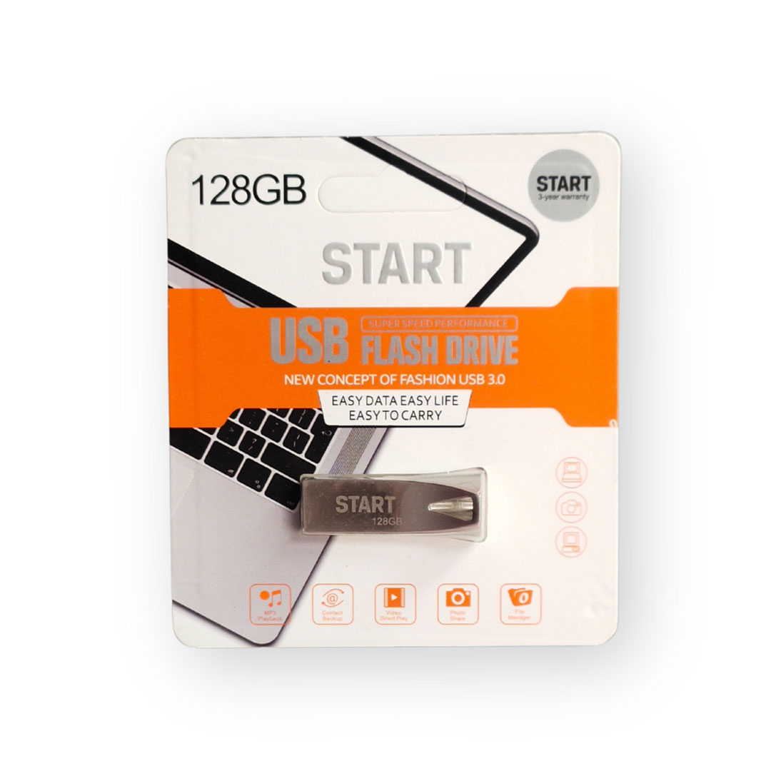 فلاشة معدني فائق السرعة USB 3.0 - 128 جيجابايت