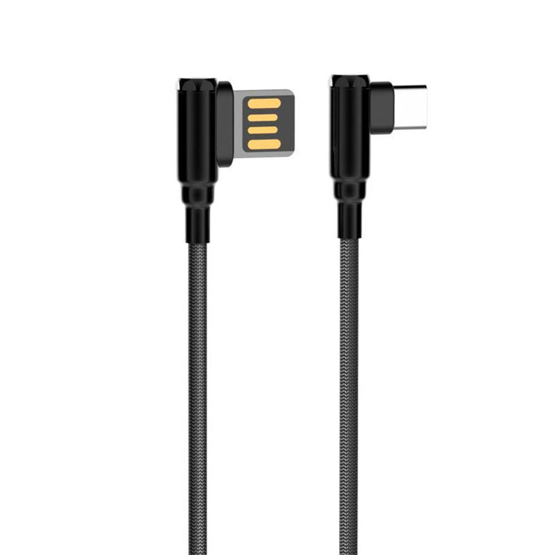 LS421 كابل شحن USB / Type-C - أسود