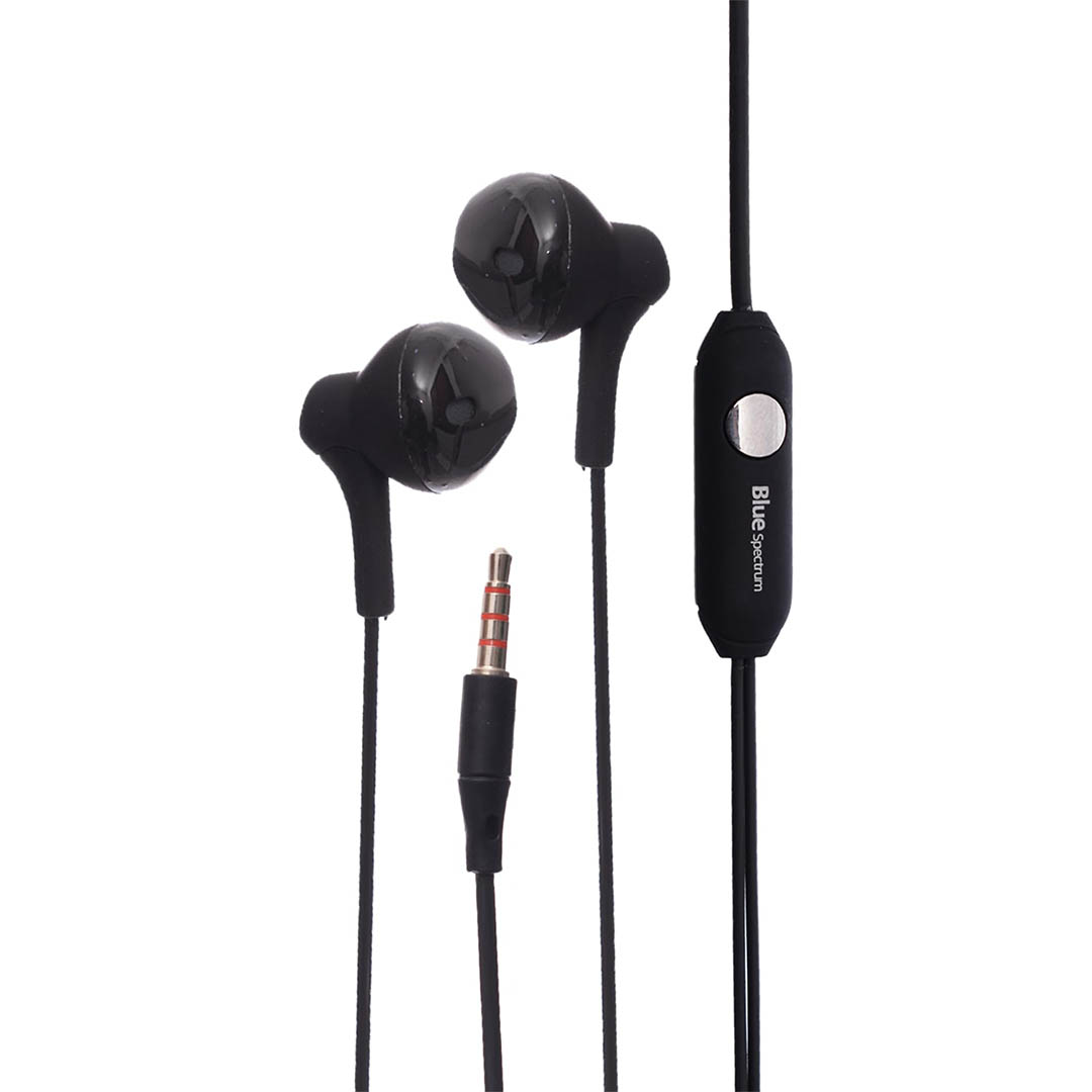 D-46 سماعة أذن مع ميكروفون - أسود