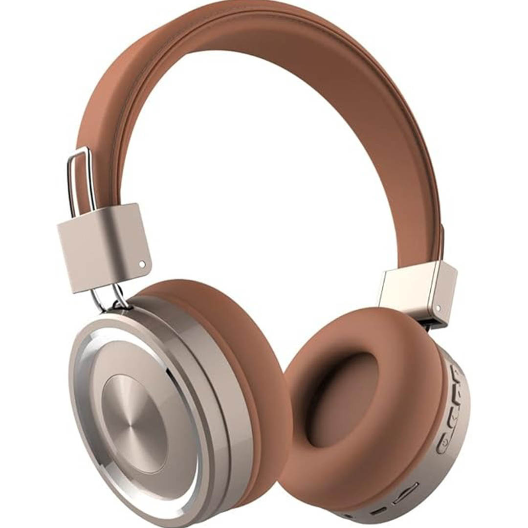 SD-1002 سماعة رأس لاسلكية - بني