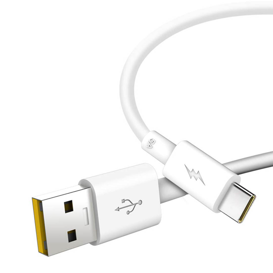 NB120 كابل شاحن سريع Type-C - أبيض