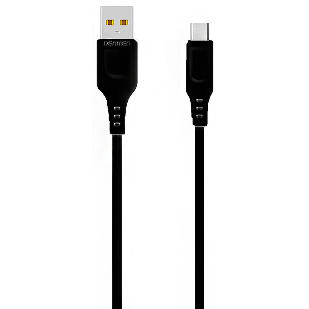 D01V كابل شاحن سريع من USB الي Micro - متر 1 - أسود