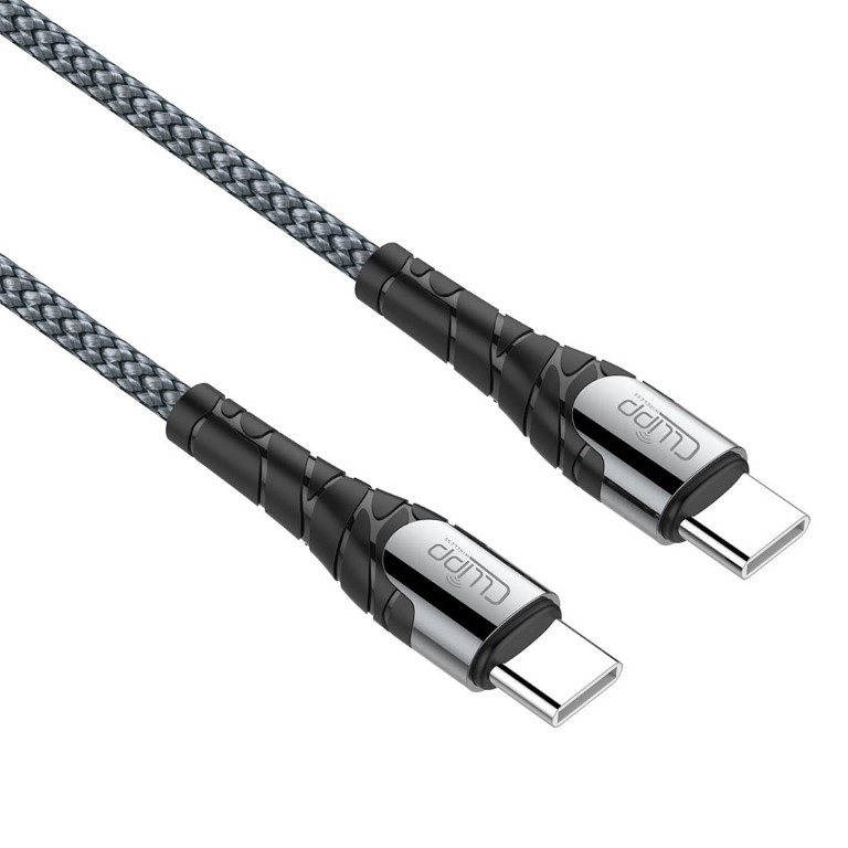 كابل شاحن سريع Type-c - وات 65 - رمادي