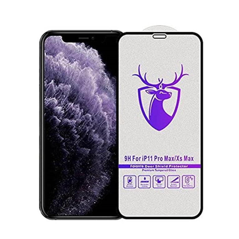 شاشة لحماية الموبايل مع لاصقة للظهر - IPhone 11 Pro max - XS Max