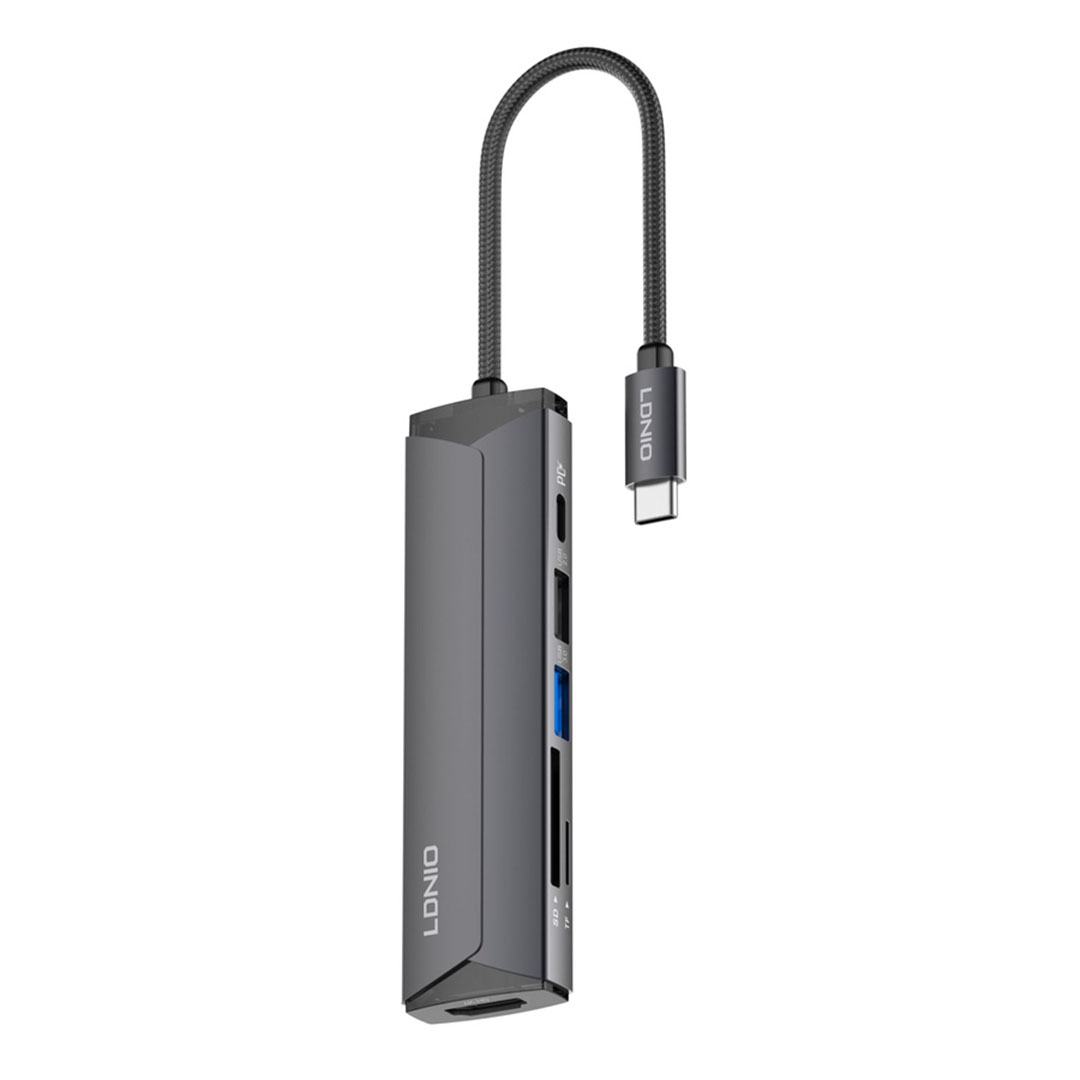 DS-56H محطة توصيل متعددة USB-C PD100W Hub