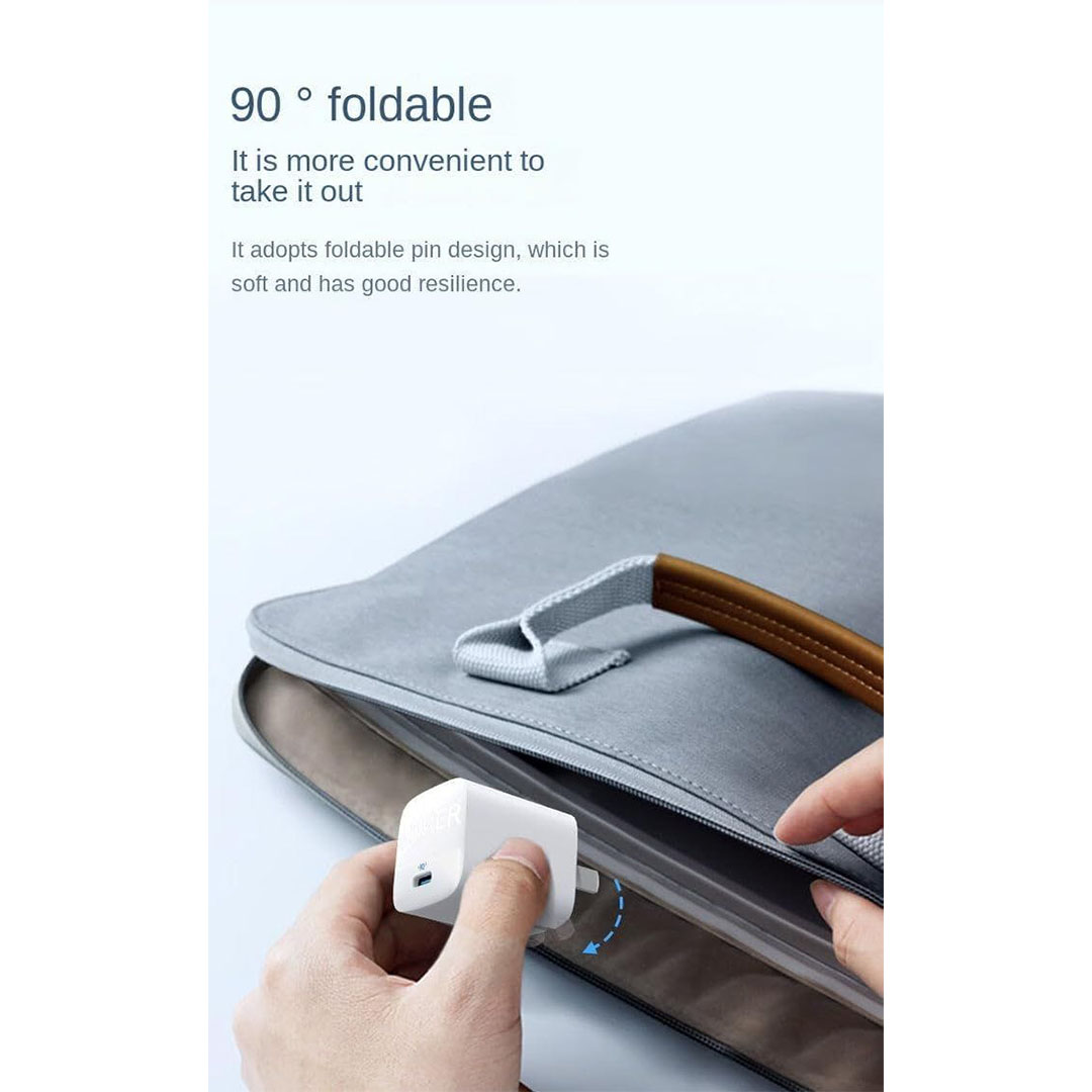 راس شاحن حائط انكر - 30 وات - أبيض - 313C