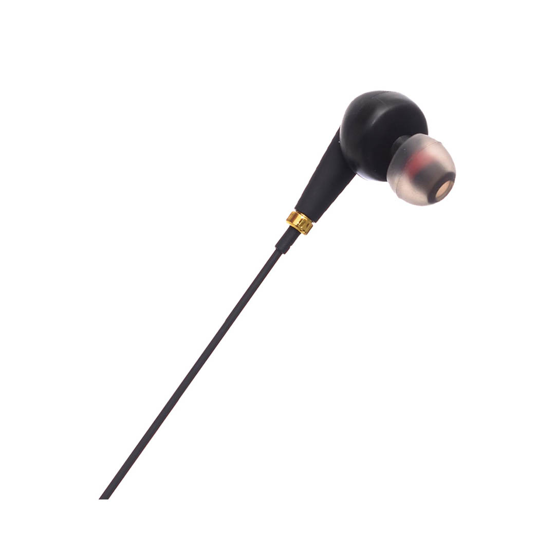 R6 سماعة أذن Aux بتصميم استريو - أسود