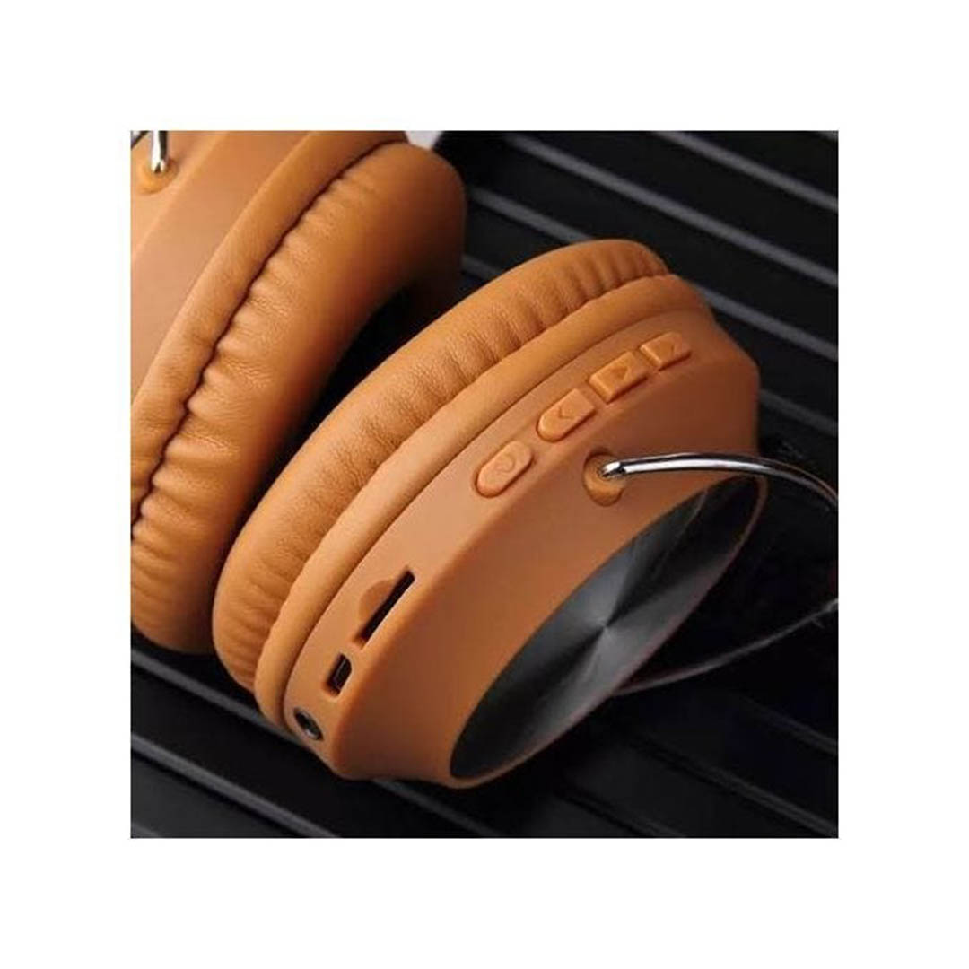 SD-1001 سماعة رأس لاسلكية - بني