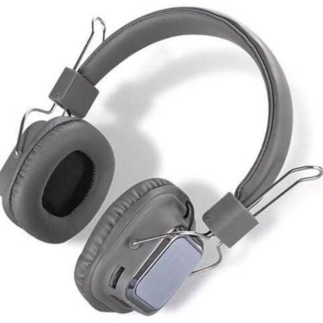 SD-1003 سماعة رأس بلوتوث سلكية / لاسلكية - رمادي