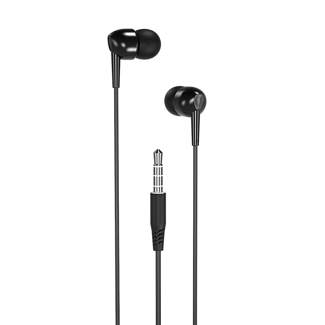 سماعة داخل الأذن سلكية - أسود