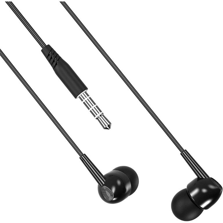 سماعة داخل الأذن سلكية - أسود