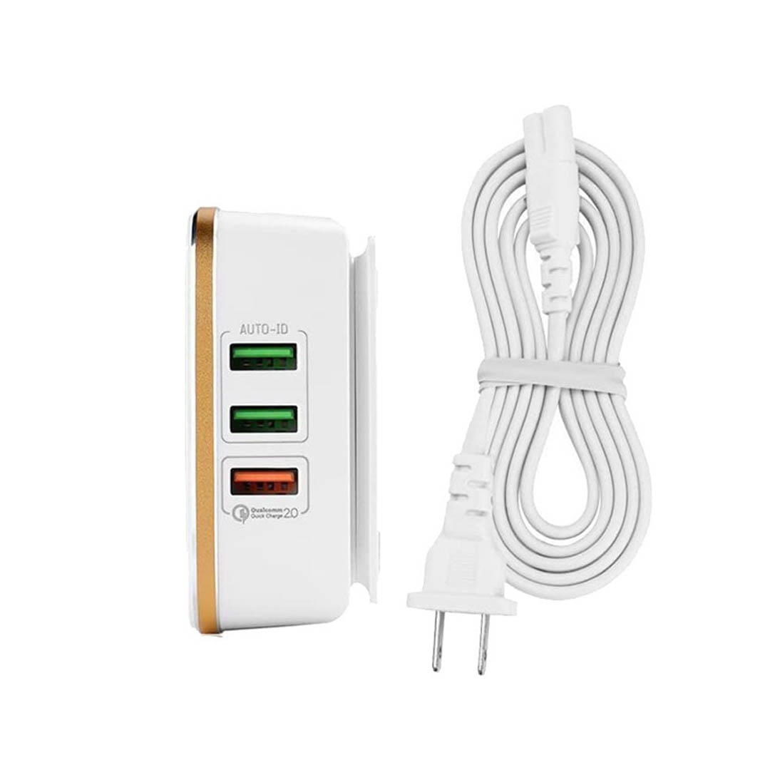 A6704 شاحن ديسكتوب - 6 مخرج USB - أبيض