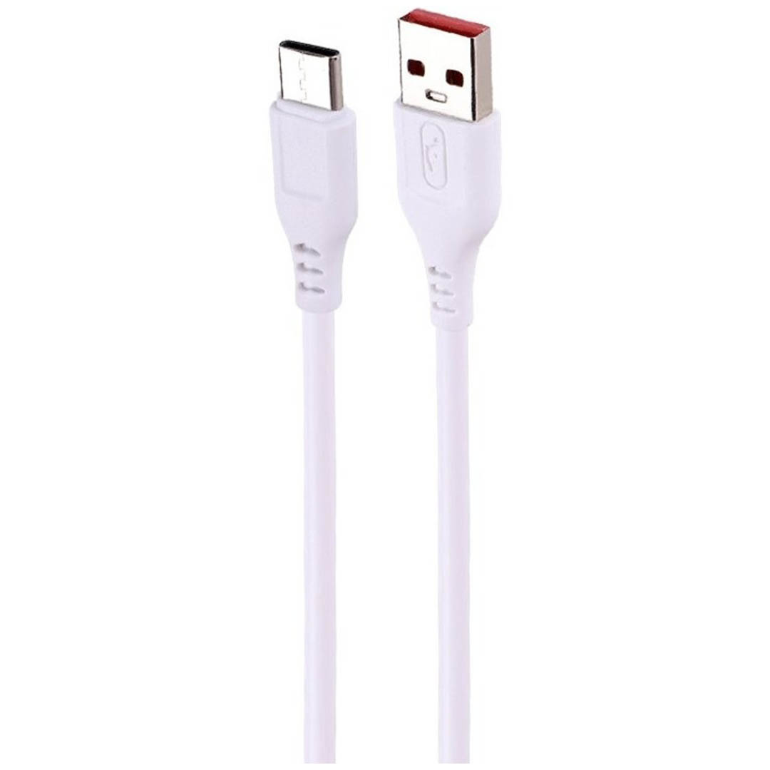 SC30T شاحن بمنفذين وكابل Type-C - أبيض