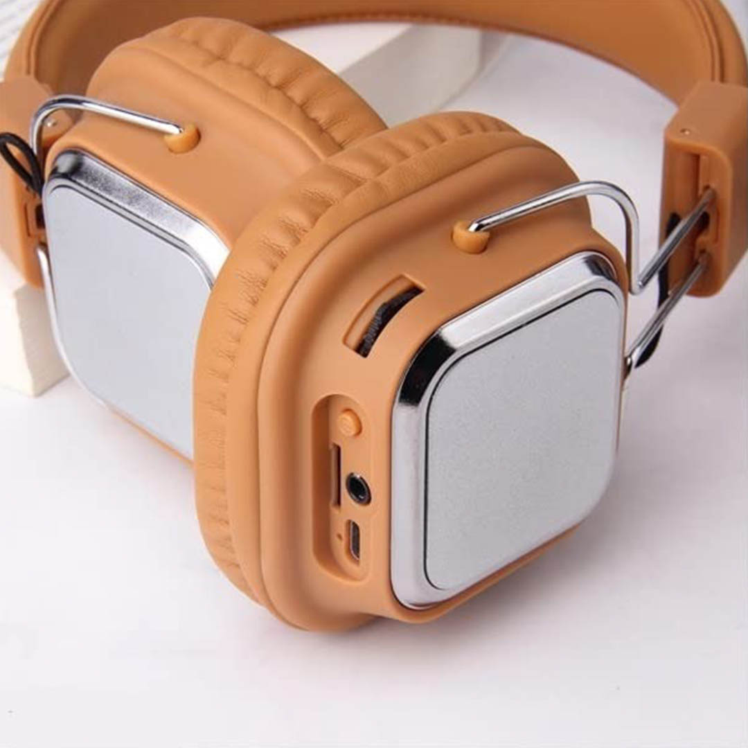 SD-1003 سماعة رأس لاسلكية - بني