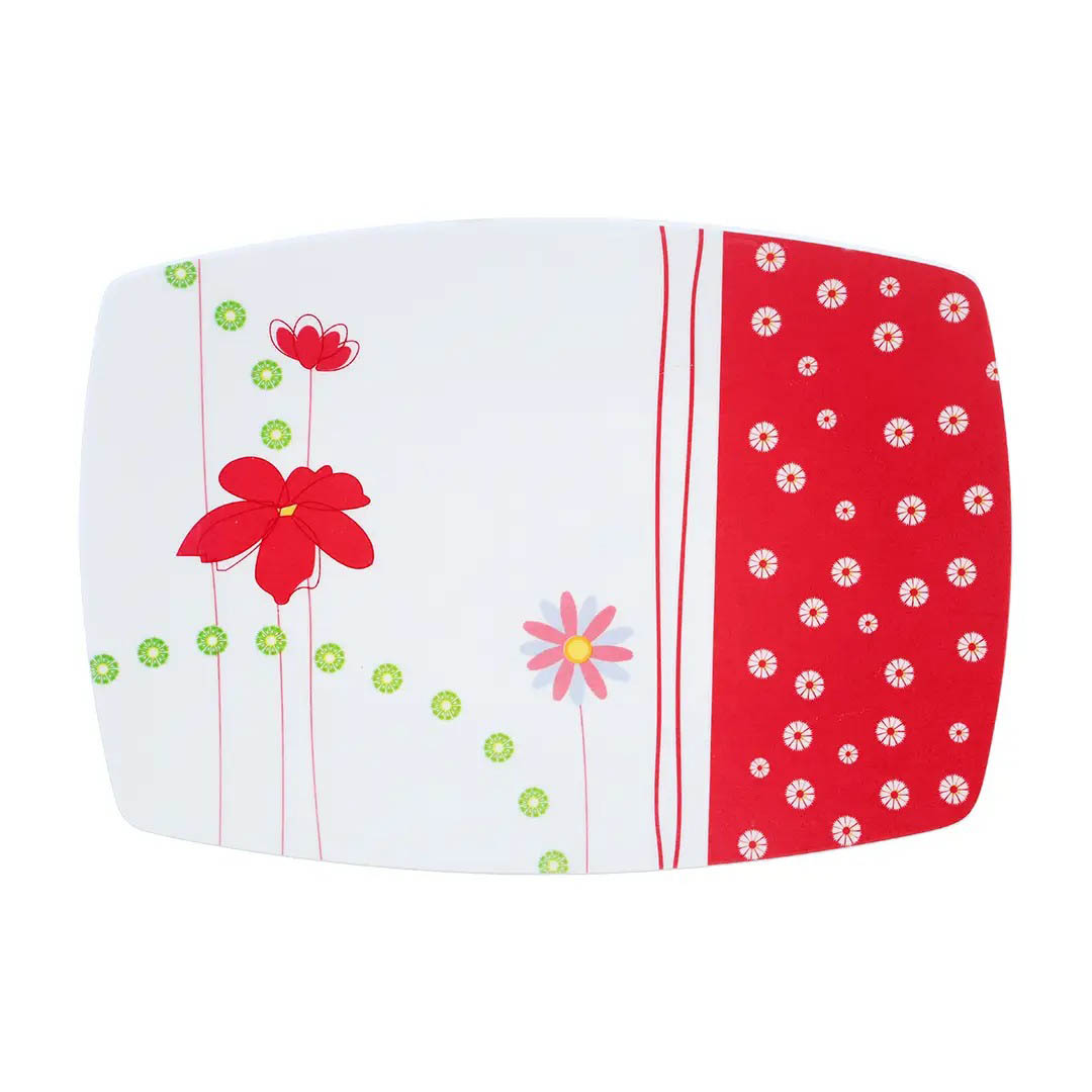 طقم سفرة مربع ميلامين - يارا - 38 قطعة