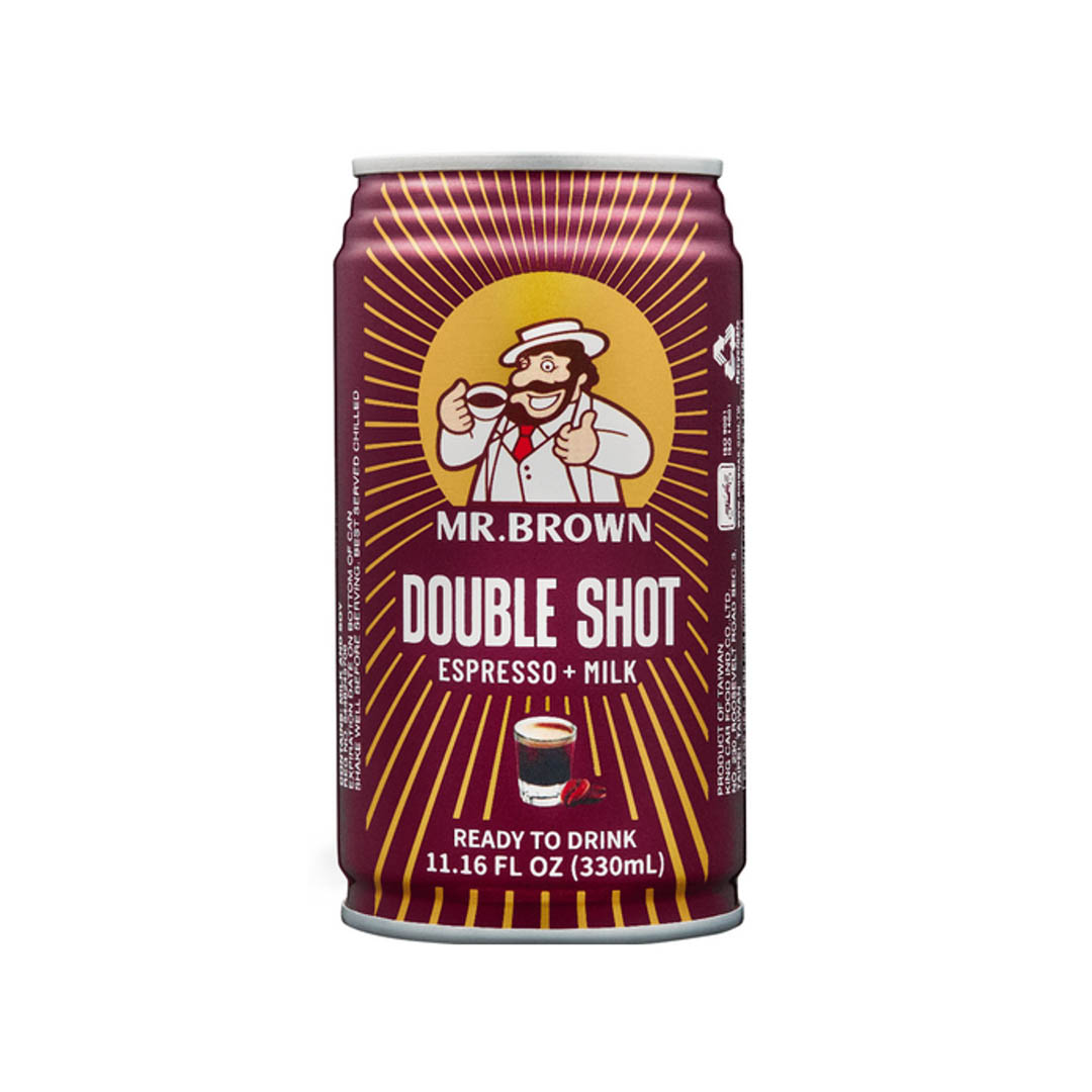 مستر براون قهوة اسبريسو دابل شوت - 330 مل
