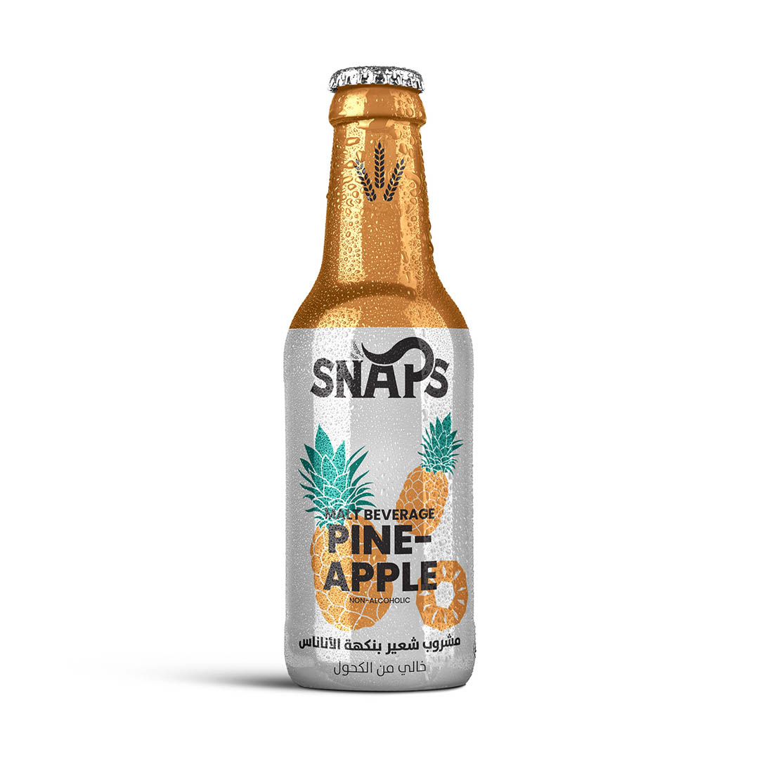 سنابس مشروب شعير بنكهة الاناناس - 250 مل