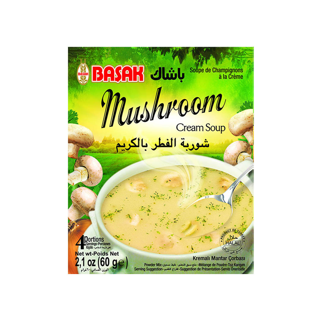 شوربة كريمة المشروم باساك - 60 جم