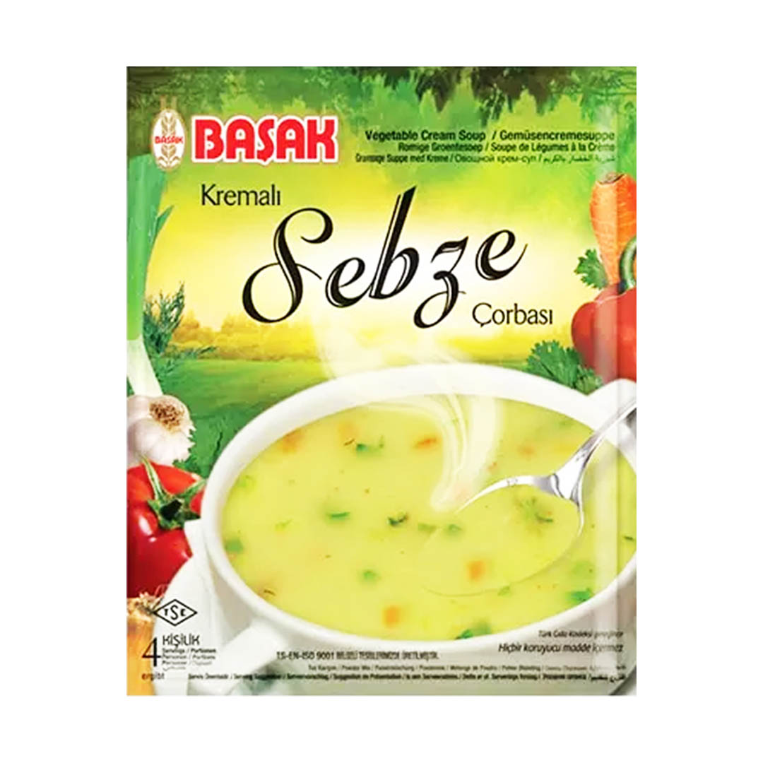 شوربة سبز كريمة الخضار باساك - 60 جم