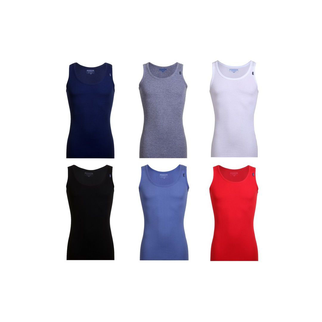 فانله قطونيل حماله مضلعه رجالي - 6 قطع