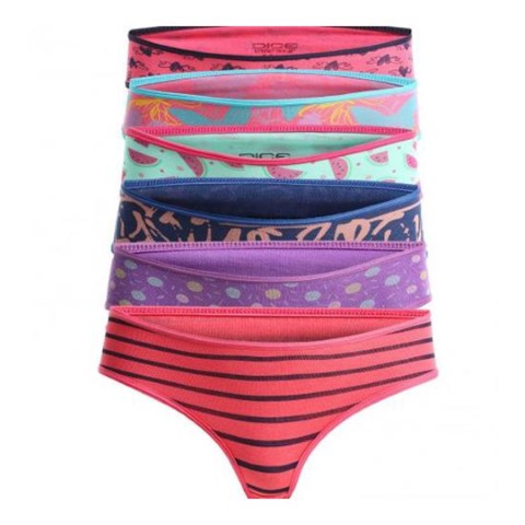 بانتي مطبوع بناتى - 6 قطع