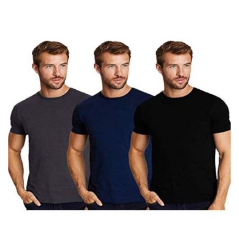 فانلة نص كم رجالي - 3 قطع