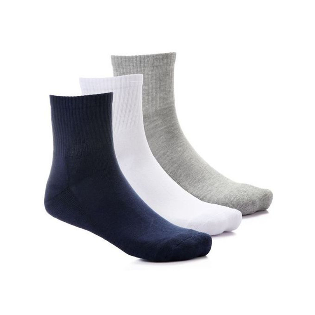 سولو شراب نصف فوطة رجالي قطن 100% - 3 قطع