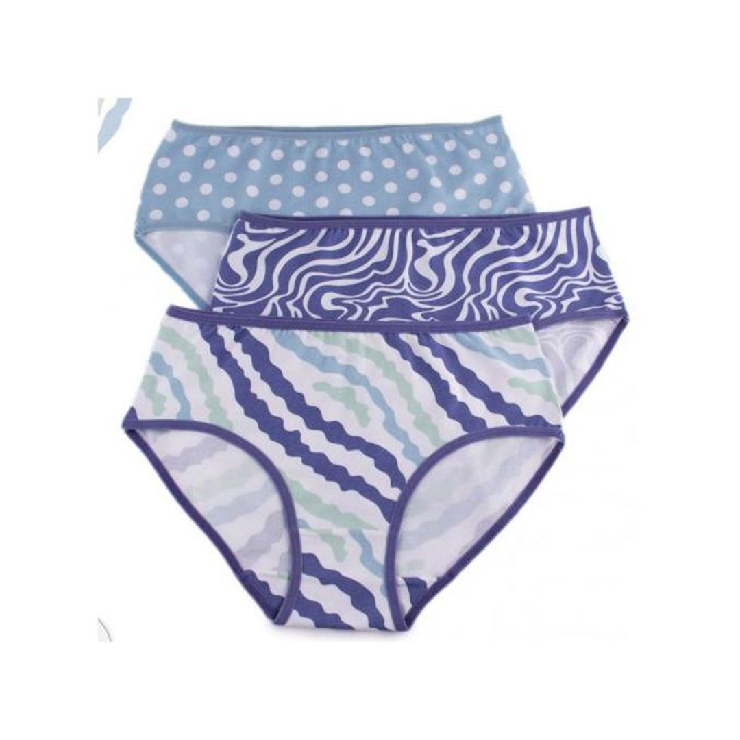 بانتي ميدي منقوش حريمي - 3 قطع