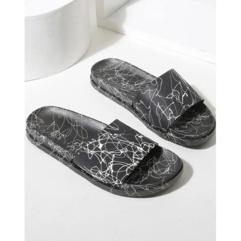 شبشب رجالي طبي - أسود