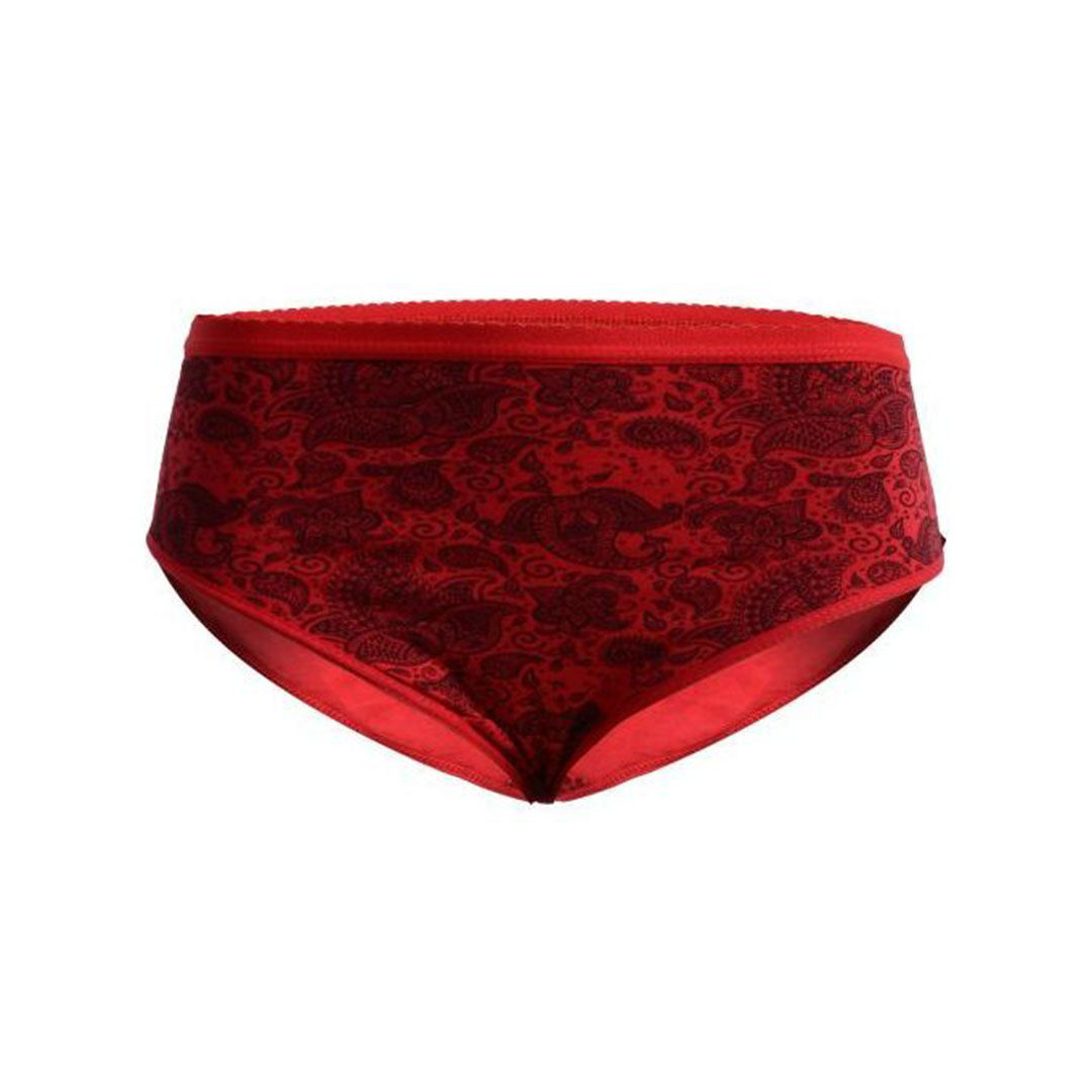 بانتي حريمي مطبوع أستيك عريض - 6 قطع