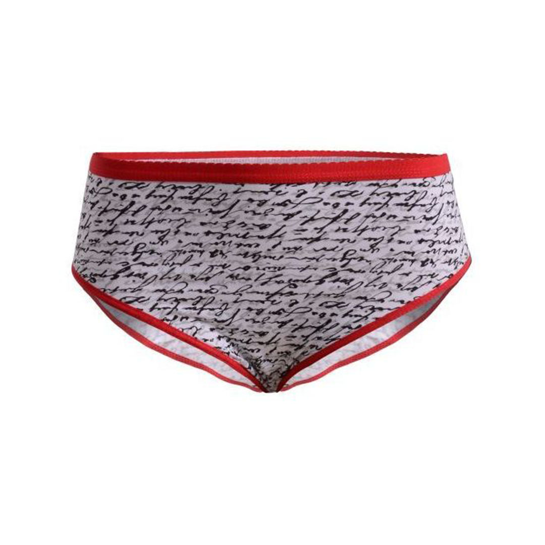 بانتي حريمي مطبوع أستيك عريض - 6 قطع